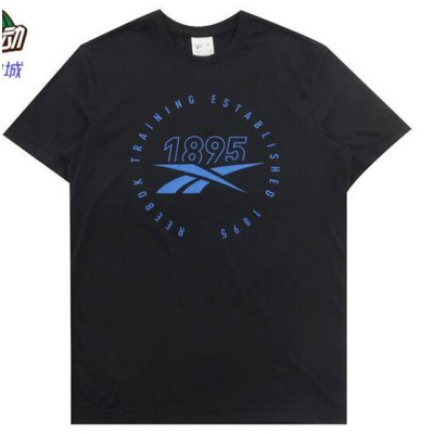 Reebok men's classic fitness training casual sports cotton short sleeve T-shirt